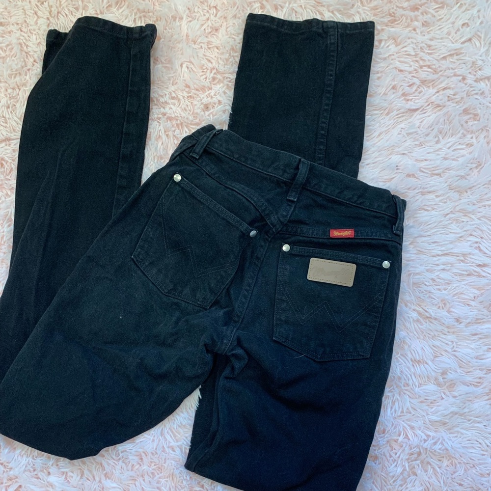 Black wrangler jeans!